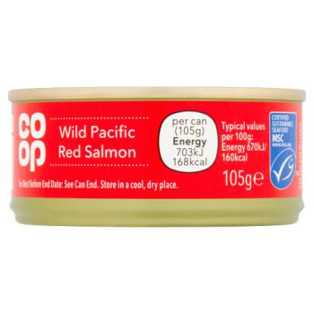 Co-ор Wild Pacific Red Salmon 105g