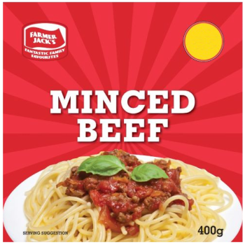 Farmer Jack's Minced Beef 400g PM £3.50 