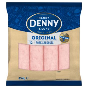 Henry Denny & Sons 12 Original Pork Sausages 454g