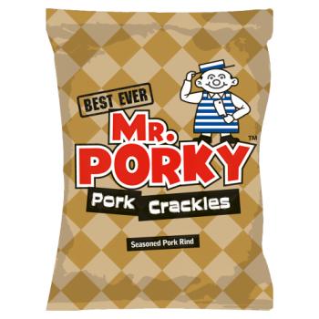 Mr. Porky Pork Crackles Seasoned Pork Rind