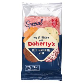 Dohertys Special Beef Hamburger Meat 227g