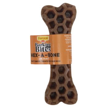 Favour Barking Bites Hex-A-Bone with Chicken