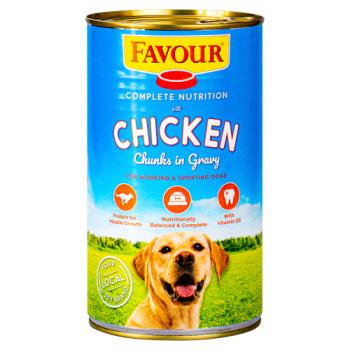 Favour Complete Nutrition with Chicken Chunks in Gravy 415g