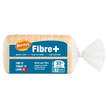 Irwin's Fibre+ White Loaf 400g