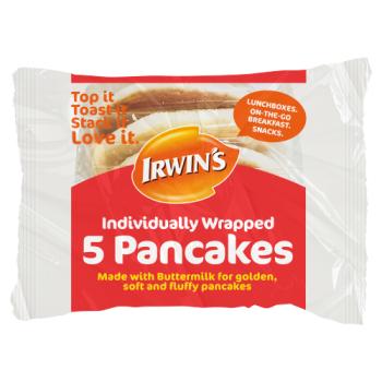 Irwin's 5 Individually Wrapped Pancakes