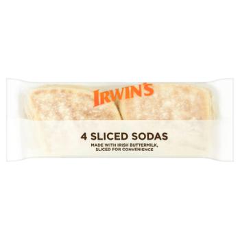 Irwin's 4 Sliced Sodas 360g