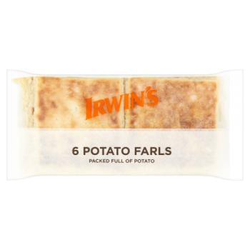 Irwin's 6 Potato Farls 360g