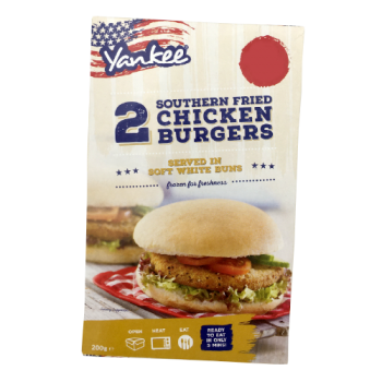 Yankee Southern Fried Chicken Burgers Serves 2