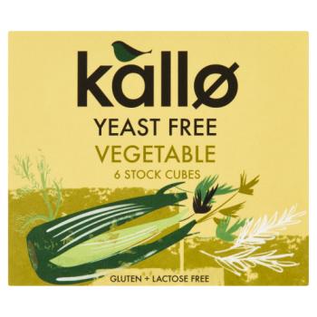 Kallo Yeast Free Vegetable Stock Cubes 6 x 11g