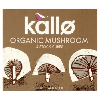 Kallo Organic Mushroom Stock Cubes 6 x 11g