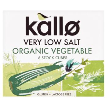 Kallo Organic Very Low Salt Vegetable Stock Cubes 6 x 10g