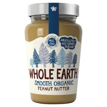 Whole Earth Smooth Organic Peanut Butter 340g