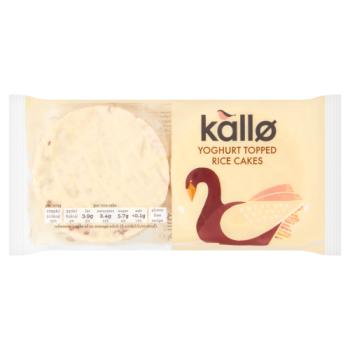 Kallo Yoghurt Topp Rice Cakes