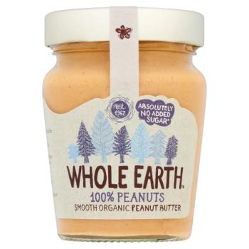 Whole Earth Smooth Organic Peanut Butter 227g