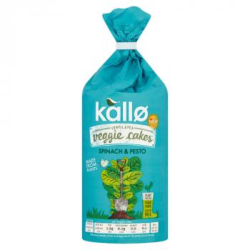 Kallo Spinach & Pesto Veggie Cakes 122g