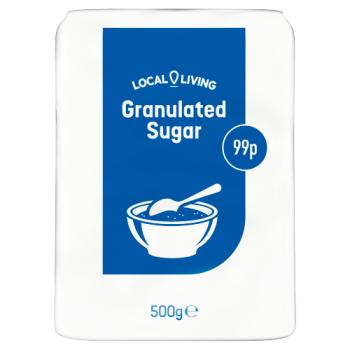 Local Living Granulated Sugar 99p 500g