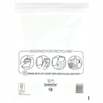 Mail Lite White Padded Envelopes C0 100pk 