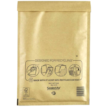 Sealed Air Mail Lite Gold Padded Envelope F/3 