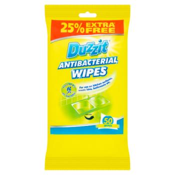 Duzzit Antibacterial Wipes 50 Wipes