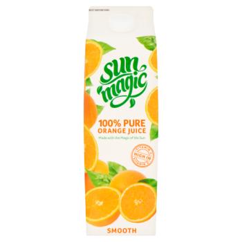 Sunmagic 100% Pure Orange Juice Smooth 1 Litre