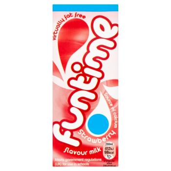 Funtime Strawberry Flavour Milk 200ml
