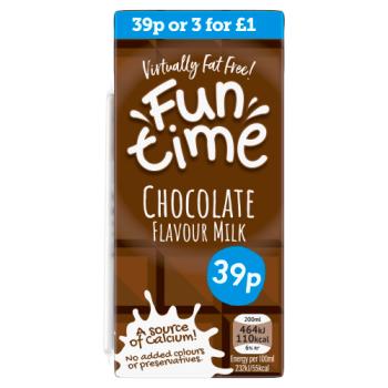 Fun Time Chocolate Flavour Milk 200ml
