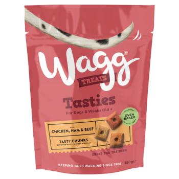 Wagg Tasties Treats Chicken, Ham & Beef 150g