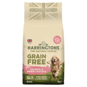 Harringtons Grain Free Salmon & Veg Dry Adult Dog Food 2kg