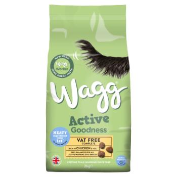 Wagg Active Goodness Vat Free Complete Rich in Chicken & Veg 2kg