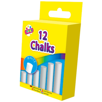 Artbox 12 White Chalks 