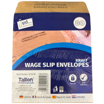 Just... Stationery Wage Slip Envelopes 80pk 