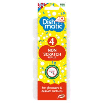 Dishmatic Non Scratch Scourer Refill 4 Pack