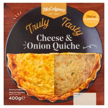 McColgan's Cheese & Onion Quiche 400g