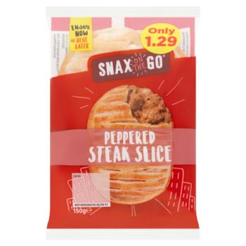 Snax on the Go Peppered Steak Slice 150g