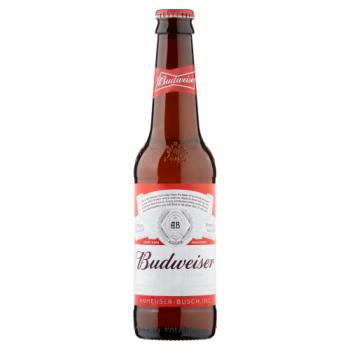 Budweiser Lager Beer Bottle 330ml