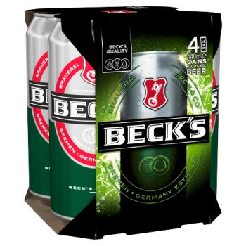 Beck's Beer 4 x 440ml