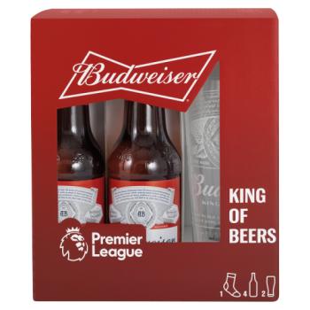 Budweiser Lager Beer Premier League Gift Pack
