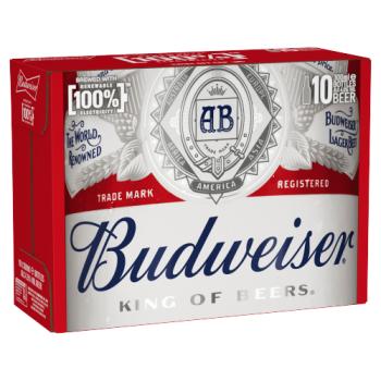 Budweiser Lager Beer 10 x 300ml