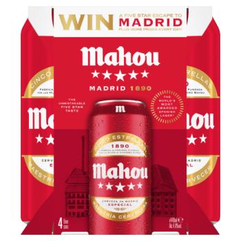 Mahou Beer 4 x 440ml
