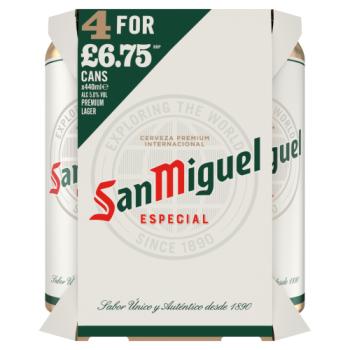 San Miguel Especial Premium Lager 4 x 440ml