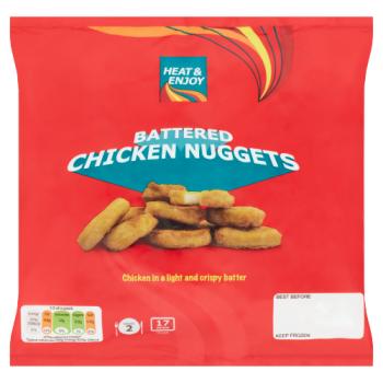 H&e Batt Chicken Nuggets