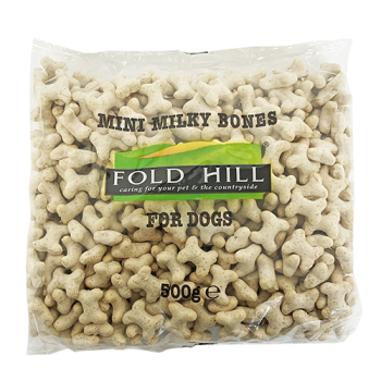 Fold Hill Mini Milky Bones for Dogs 500g 