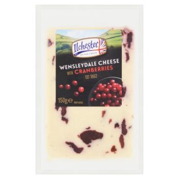 Ilchester Wensleydale Cheese with Cranberries 150g