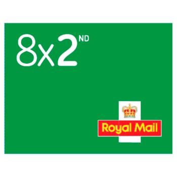 Royal Mail 8 x 2nd Class Book of Stamps