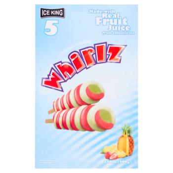 Ice King Whirlz 5 Pack Ice Cream Lollie