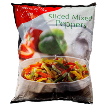 Cream Of The Crop Sliced Mixed Peppers 907g 