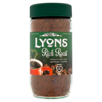 Lyons Rich Roast Instant Coffee 90g