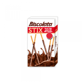 Biscolata Stix Biscuit Sticks Coated with Milk Chocolate 40g 