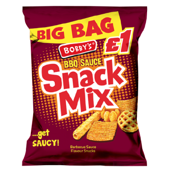 Bobby's BBQ Sauce Snack Mix 63g PM £1