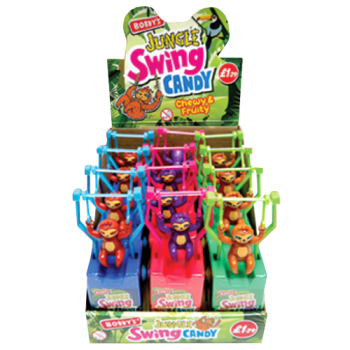 Bobby's Jungle Swing Candy Chewy & Fruity (Single Item - Flavour May Vary) PM £1.29